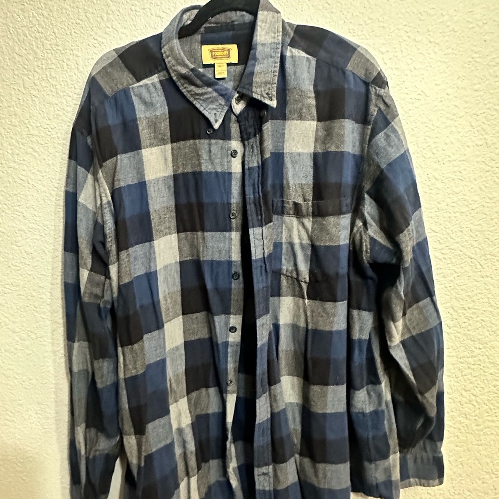 NEW FOUNDRY BLUE FLANNEL